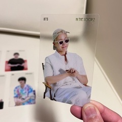 BTSのIN THE SOOP 2の透明カード7枚の画像
