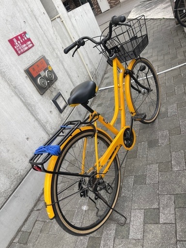 値下げ  アサヒサイクル　自転車　26インチ　6段変速ギア