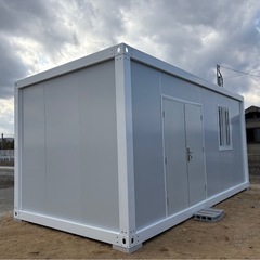 福岡市内展示物あり、見学可能　プレハブハウス3×6 物置きコンテナハウスガレージの画像