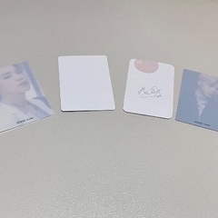 パクジミンくん(BTS)のK-POPタレントカード4枚の画像