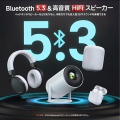 プロジェクター 家庭用　Android TV・電動フォーカス・270°回転　4Kの画像