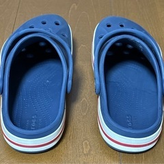 クロックス　19.5cm ネイビーの画像