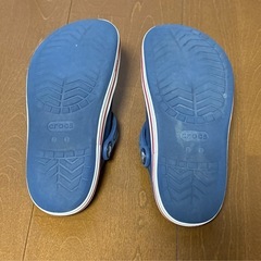 クロックス　19.5cm ネイビーの画像