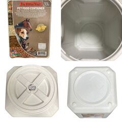 ガンマ ペットフードコンテナー ストッカー GAMMA イヌ 犬 ネコ 猫 動物の画像