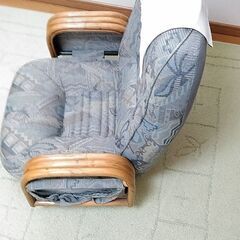 回転式リクライニング座椅子（フロアチェア）の画像