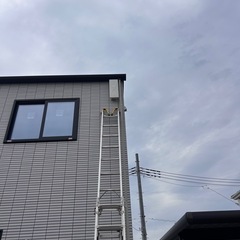 アンテナ工事　壁掛け工事　の画像