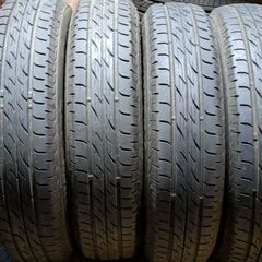 美品ブリヂストン製夏タイヤ工賃込み１４５／８０Ｒ１３　４本セット　③の画像