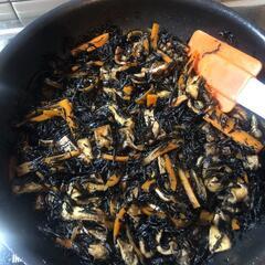 天然乾燥ひじき　鉄釜炊き･天日干し　漁師手作り　山口県防府市富海産　【現金直接取引用】の画像