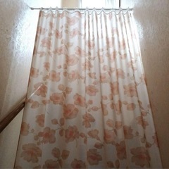 美品！(購入価格5500円)✴シフォンカフェカーテンの画像