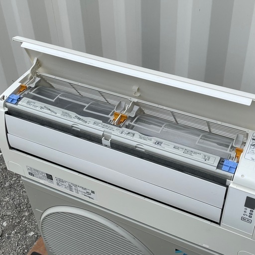 取付け可 ! !ダイキン エアコン8 畳用 2022年 自動お掃除 内部クリーン ストリーマAN25ZCBK 高圧洗浄済み ! 保証付