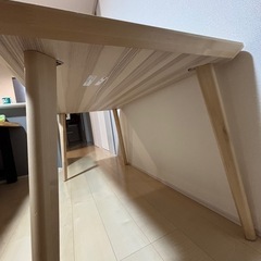 IKEA LISABO】ナチュラル ダイニングテーブル（4人掛け）の画像