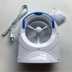 (お話し中F)HADARIKI株式会社　LEDライト付扇風機　の画像