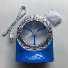 (お話し中F)HADARIKI株式会社　LEDライト付扇風機　の画像