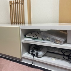 テレビボード 白の画像