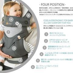 エルゴ 360 クールエアー カーボングレーの画像