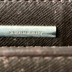 【受渡予約済】バーバリー BURBERRY ビジネスバッグ ブリーフケース 書類カバン 本革　レザー ロゴ　ブラウン　茶褐色の画像