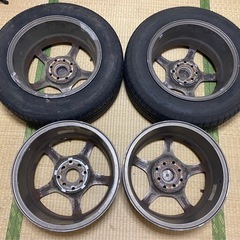 A-TECHシュナイダー 15インチｘ6.5J PCD114.3/100 4H 185/65R15 18年 na nb ne ロードスター等 ドリケツ 4本セットの画像
