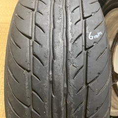 ENKEI Circlar(サーキュラー) Rスタイル 15インチ6.5J +34 100-4H アルミホイール 4本 ホワイト ファイナリスト595evo195/50R15の画像