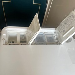 美品　左開き　シャープ　ドラム式洗濯乾燥機　ES-W113-SL 2022年購入の画像
