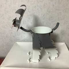 ガーデニング　鉢カバー　犬　シュナイザー　ペット　ブリキ　置物　可愛いの画像