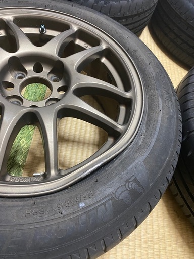 ワーク WORK EMOTION CR改 4本 15 7J+44 pcd100 4H エモーション 185