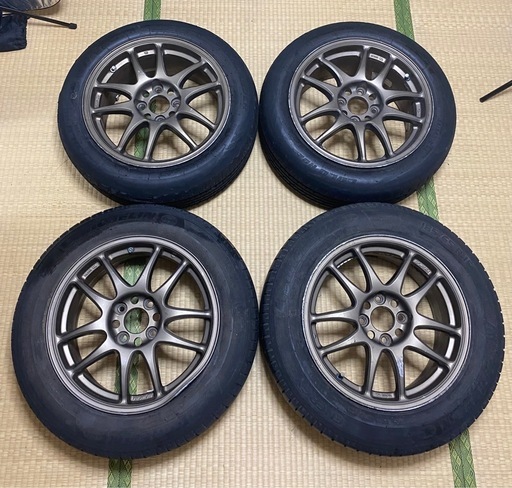 ワーク WORK EMOTION CR改 4本 15 7J+44 pcd100 4H エモーション 185/65R15 195/55R15 ドリケツna nb ndロードスター