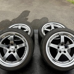 デ*)様 ssr sp4 4本セット　引き取り限定 SSR ディバイドZS 4本セット ホイール ランドクルーザープラド