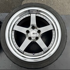 【本物】SSR Professor SP4 18インチ 9.5J +35 5H 114.3 MDディスク　深リム　メッキ　スタンス　ドリフト　の画像