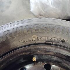 《値下げ‼️》145/80R12LT ブリヂストンK370 ホイール付き 4本セットの画像