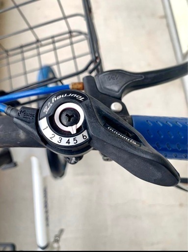 GRAPHIS 折りたたみ自転車 ホワイトブルー 防犯登録が有るFreeDeli 20” GRAPHIS 折りたたみ自転車 ホワイトブルー 防犯登録が有る