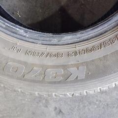 《売れました》145/80R12LT ブリヂストン K370 4本セットの画像