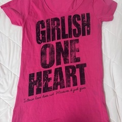 ピンク　半袖　Tシャツ