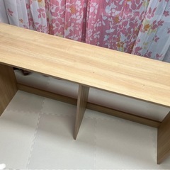 カウターテーブル(ナチュラル木目) の画像