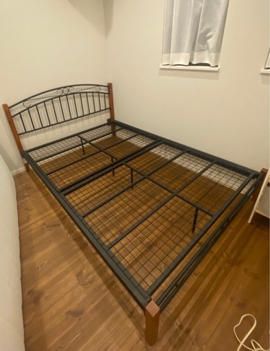 ★ニトリ　ダブルベッドフレーム　アイアンフレーム　ダブル　スチールフレーム ☆ニトリ ダブルベッドフレーム アイアンフレーム ダブル