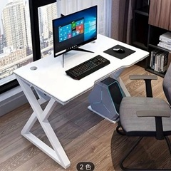 特価　新品未使用　パソコンデスク　ゲーミングデスク　テーブル　勉強机　デスクテーブルの画像
