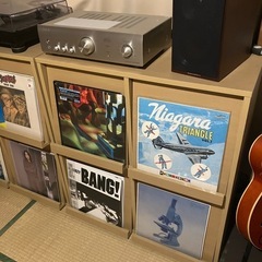 レコードラック2個セットの画像