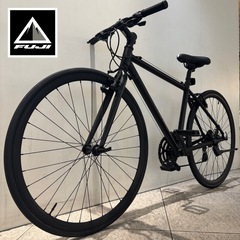  【10万で購入】FUJI クロスバイク 700C 黒 美品 フ...
