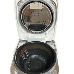 象印　圧力IH炊飯ジャー　NP-WA10型　極め炊き　1.0㍑　ホワイト　釜汚れの画像