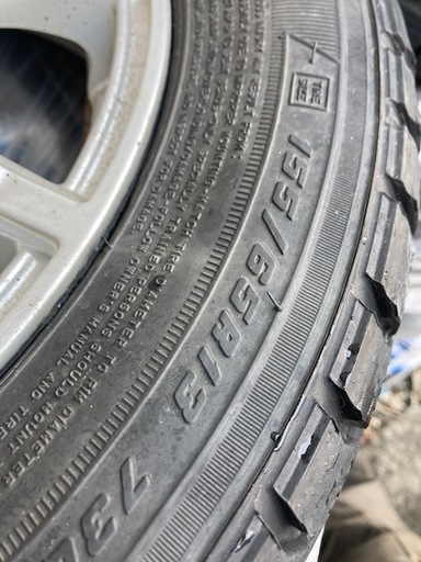 《中止》社外アルミ+スタッドレス4本セット