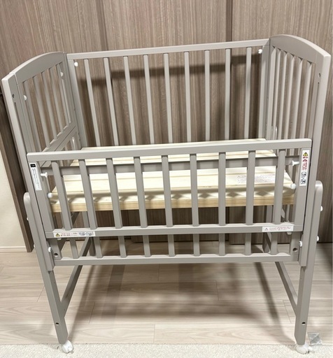 大和屋　ノモック　Wオープン　ハイタイプ　ミニ　ベビーベッド　nommoc