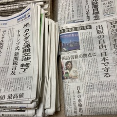 【日経新聞（朝刊・夕刊・プラス1）】2025年6月の1ヵ月分（30日分）の画像