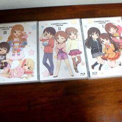  ★3本セット アイドルマスター シンデレラガールズ劇場 Ⅰ・Ⅱ・Ⅲ Blu-ray CD 中古品の画像