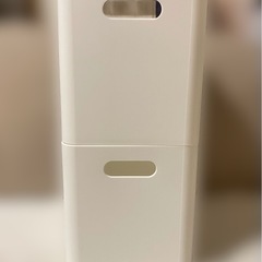 収納ボックス ホワイト 2セットの画像