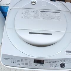 SHARP シャープ ES-GE7E-W 電気洗濯機 洗濯容量:7kg 2021年製 25-E002Jの画像