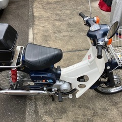 モナカマフラー (カブ用アウトスタンディング) 耐熱半艶ブラックも可
