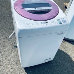 EJ426番 SHARP 電気洗濯機 ES-GV80M-P