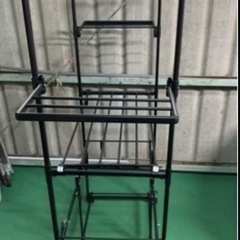 ニトリ　折りたたみできる大容量室内物干し　ラックの画像