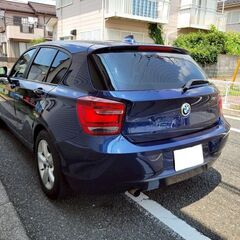 BMW116i　スポーツ H24　車検9/6　走行53000ｋ　社外ＨＤＤナビ＆フルセグＴＶ　Ｂカメラ　専用レッドステッチスポーツシート　16ＡＷ　キセノンの画像