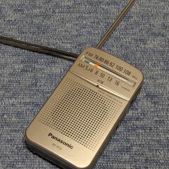 パナソニック RF-P55-S FM／AM 2バンドラジオ RFP55