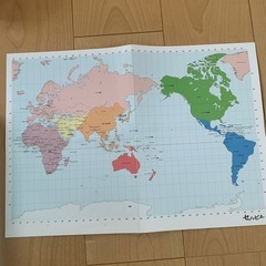 公文の地図パズルです。の画像